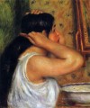 Frau  die ihr Haar Pierre Auguste Renoir